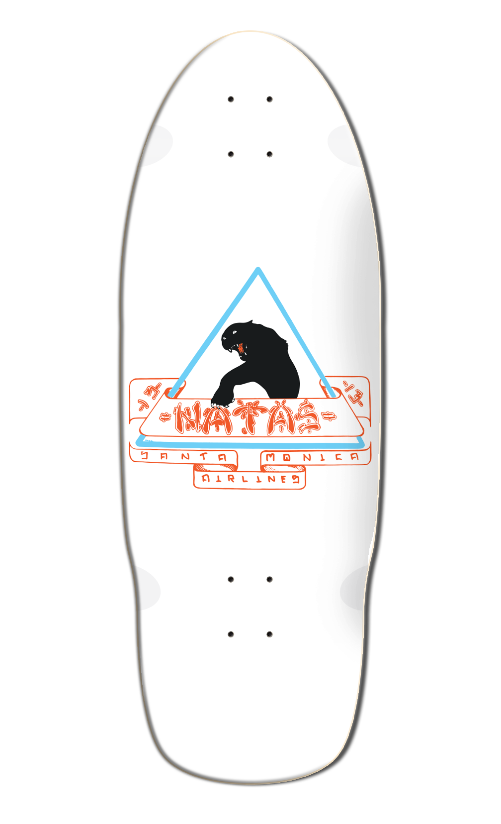SMA RE-ISSUE DECK NATAS WHITE DIPPED (10&quot;) - The Drive Skateshop