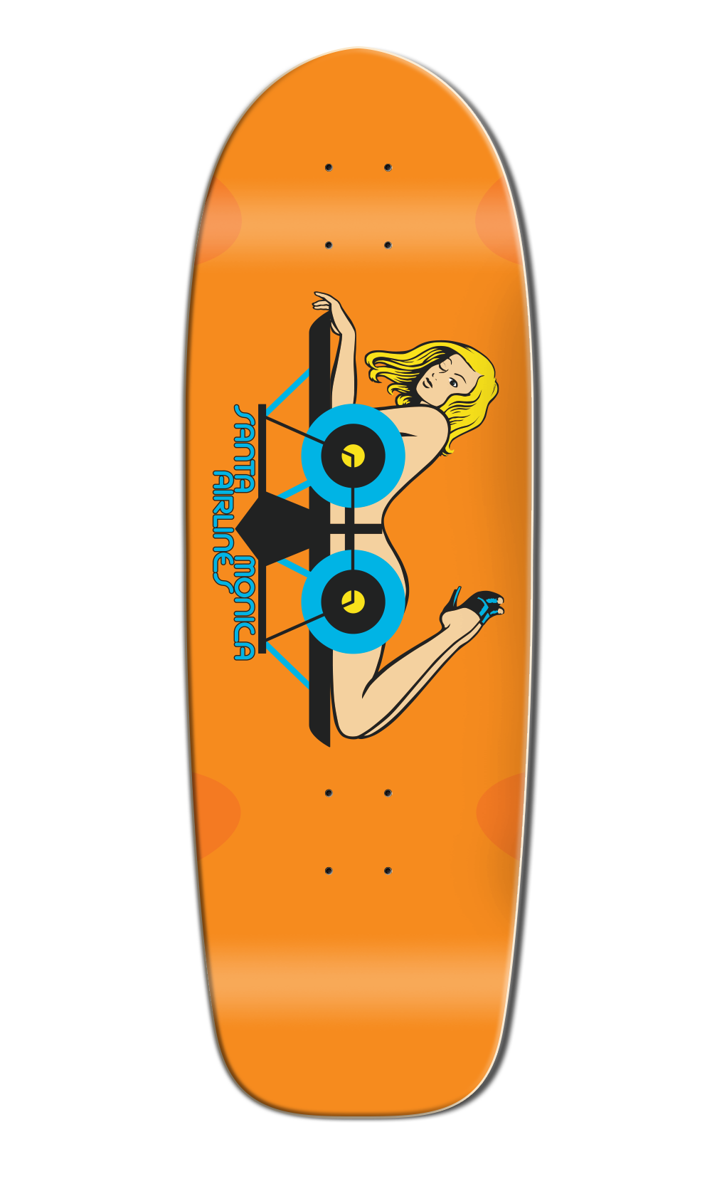 SMA RE-ISSUE DECK GIRL ON A PLANE (9.5&quot;) - The Drive Skateshop