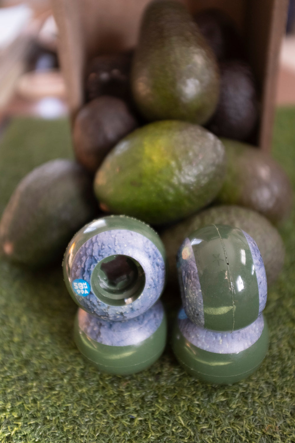 OJ WHEELS LIL DOODIES AVOCADO GREEN 99A (58MM)