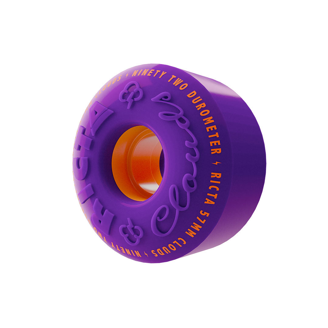 RICTA WHEELS CLOUDS PURPLE ORANGE 92A (57MM)