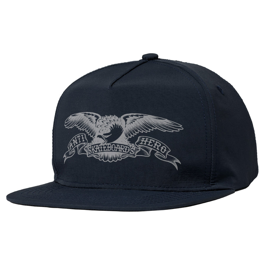 ANTIHERO BASIC EAGLE SNAPBACK NAVY - The Drive Skateshop