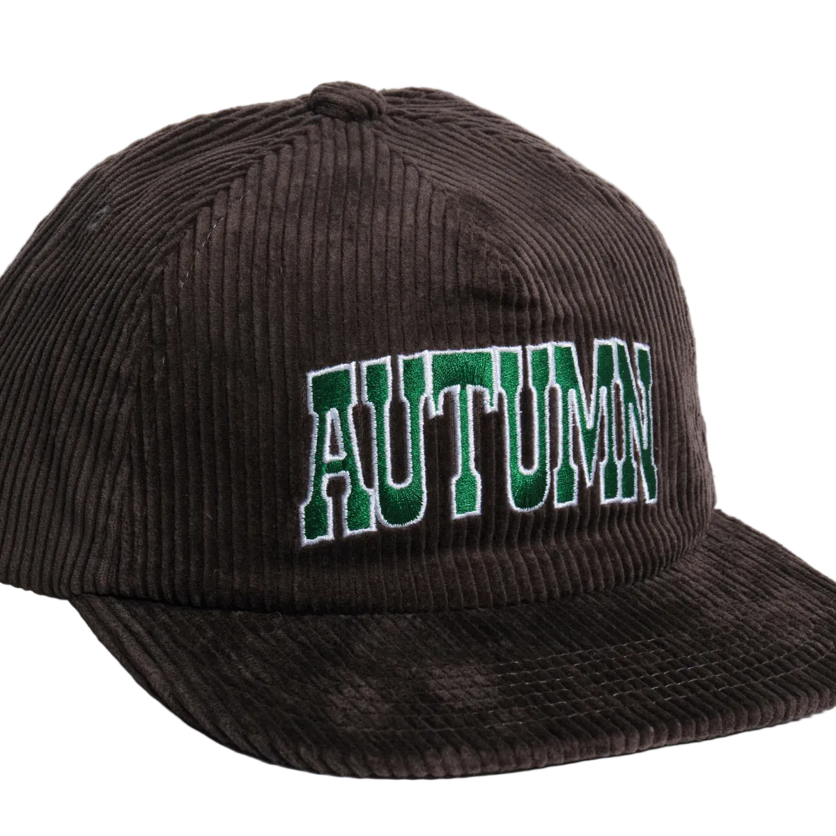 AUTUMN CORD FIVE PANEL SNAPBACK CHOCOLATE