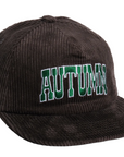 AUTUMN CORD FIVE PANEL SNAPBACK CHOCOLATE