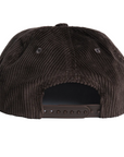 AUTUMN CORD FIVE PANEL SNAPBACK CHOCOLATE