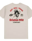 BRIXTON RYTHMIC S/S T-SHIRT CREAM