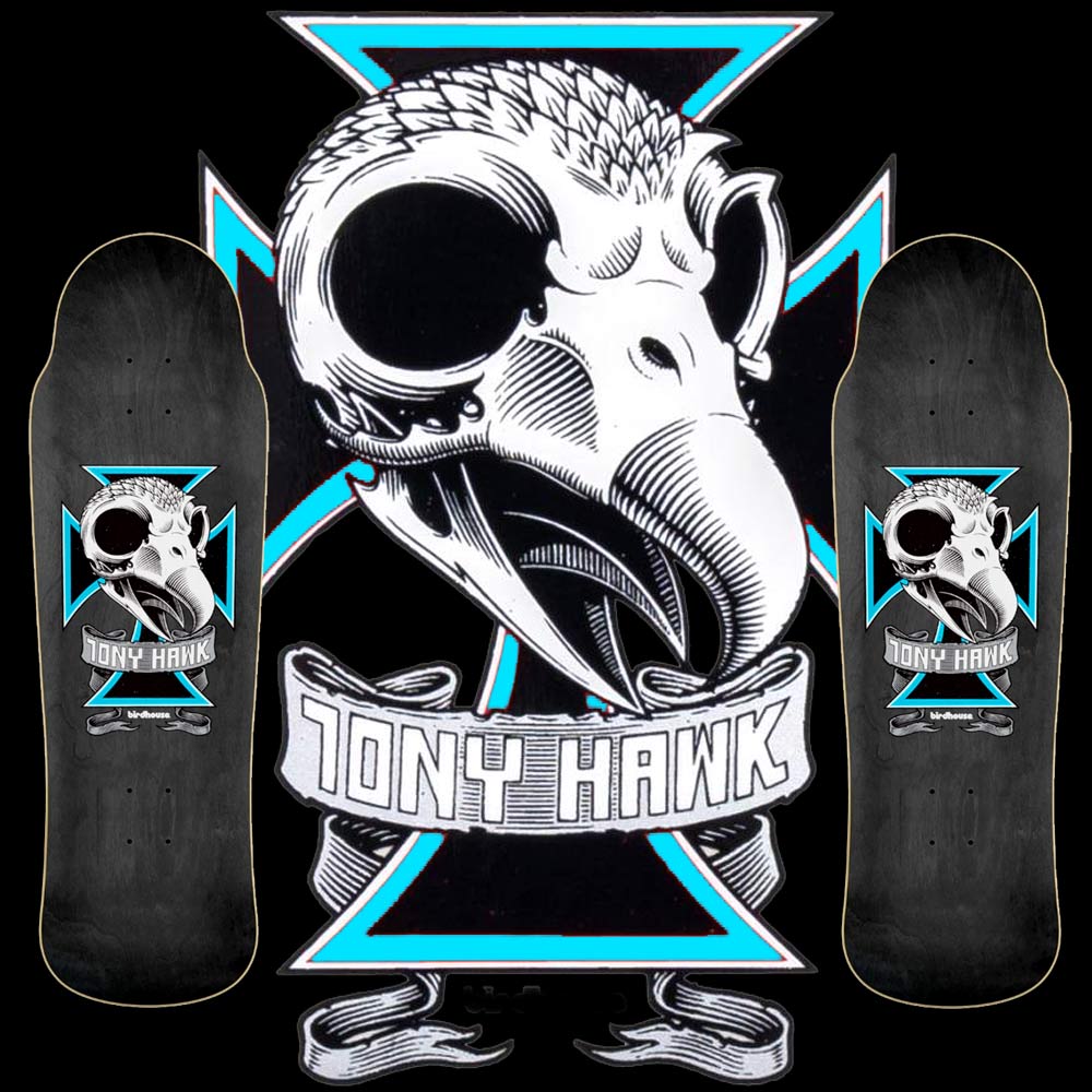 BIRDHOUSE DECK TONY HAWK SKULL 2 (9.75") - The Drive Skateshop
