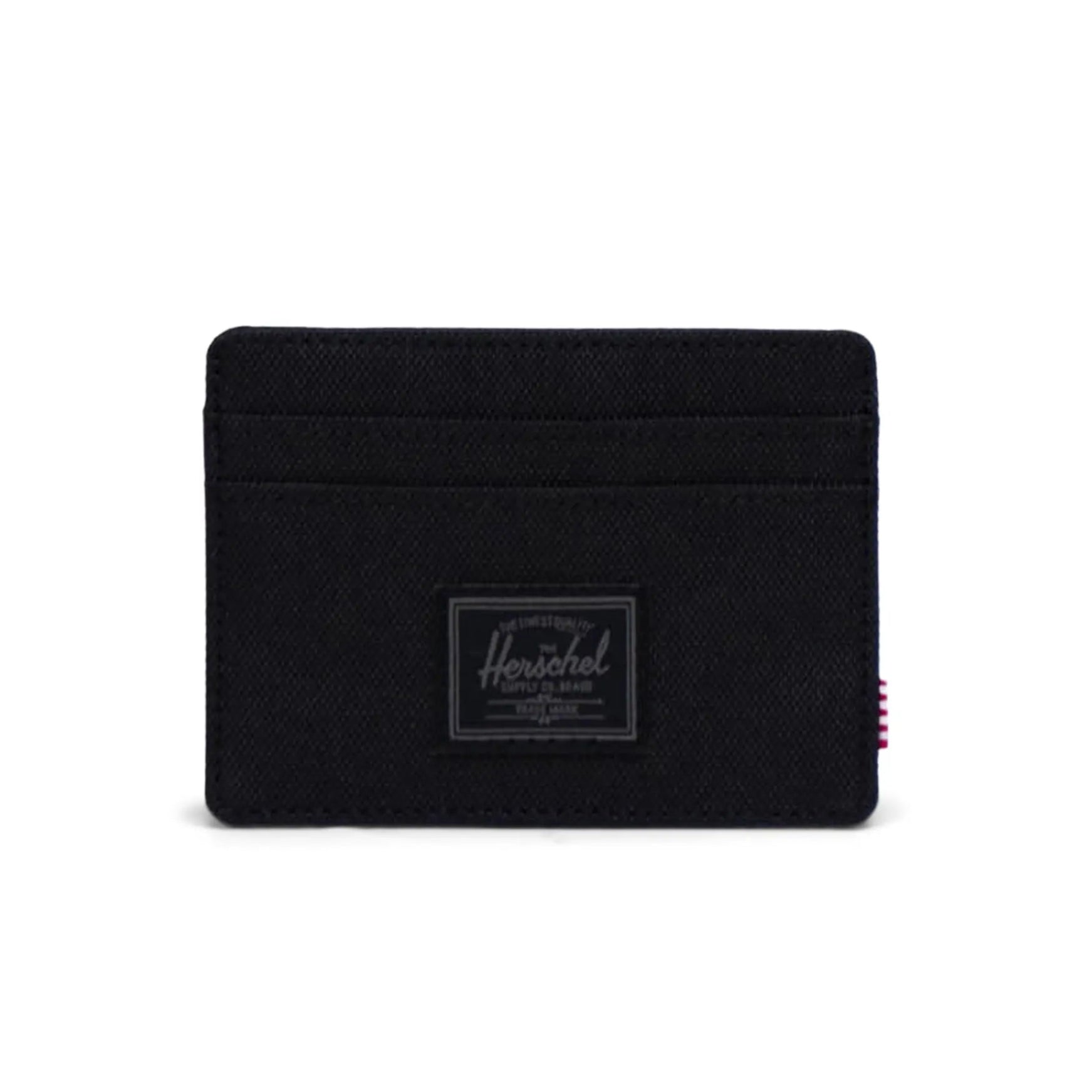 HERSCHEL CHARLIE CARDHOLDER BLACK TONAL - The Drive Skateboard Shop