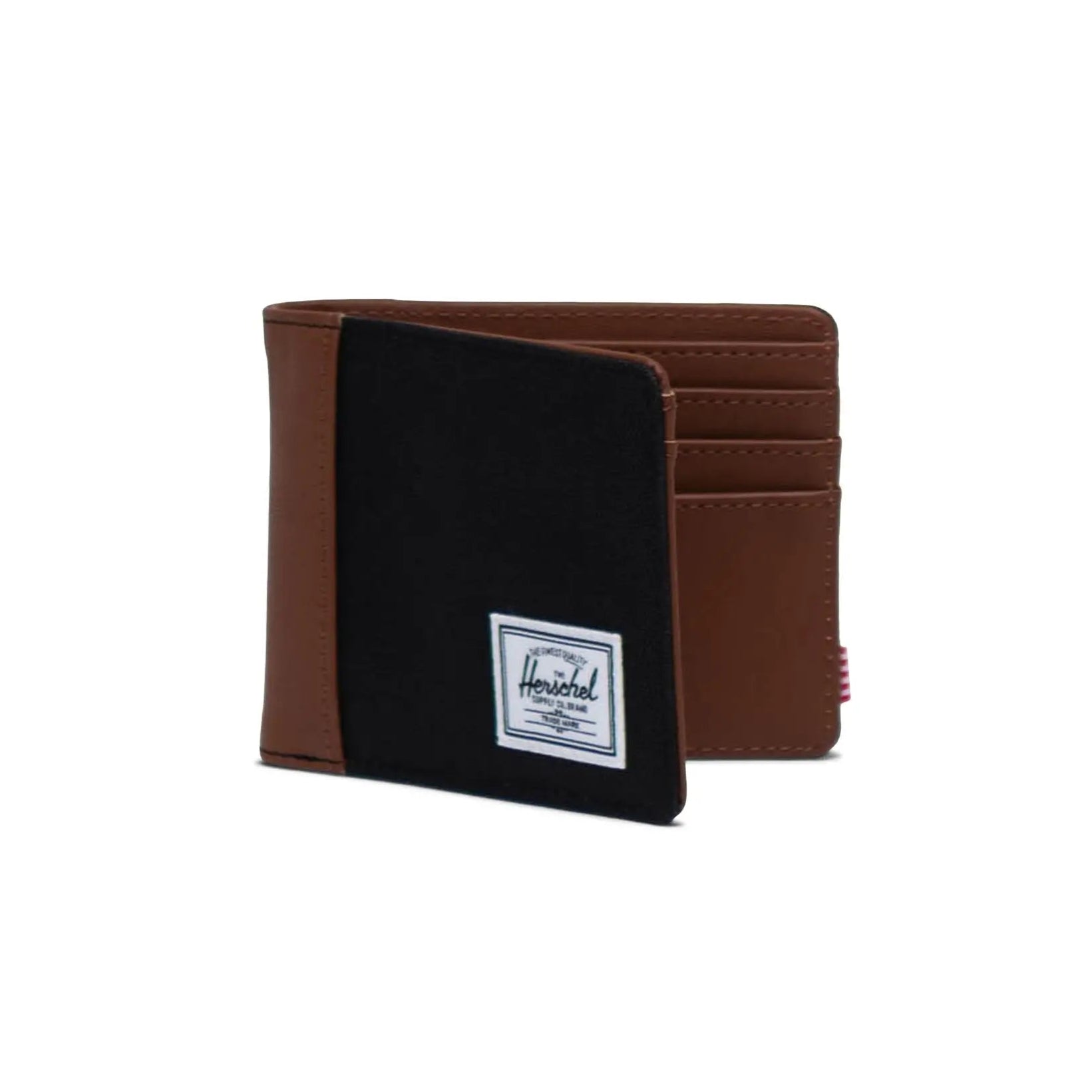 HERSCHEL HANK WALLET BLACK/TAN - The Drive Skateboard Shop