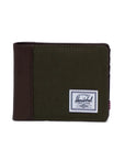 HERSCHEL HANK WALLET IVY GREEN/CHICORY COFFEE