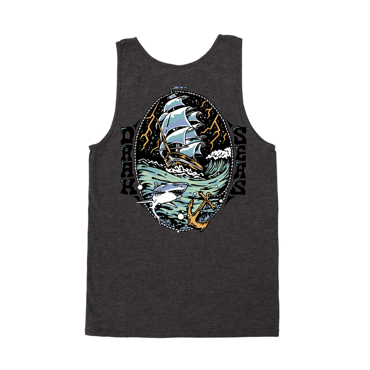 DARK SEAS ODYSSEY TANK HEATHER CHARCOAL