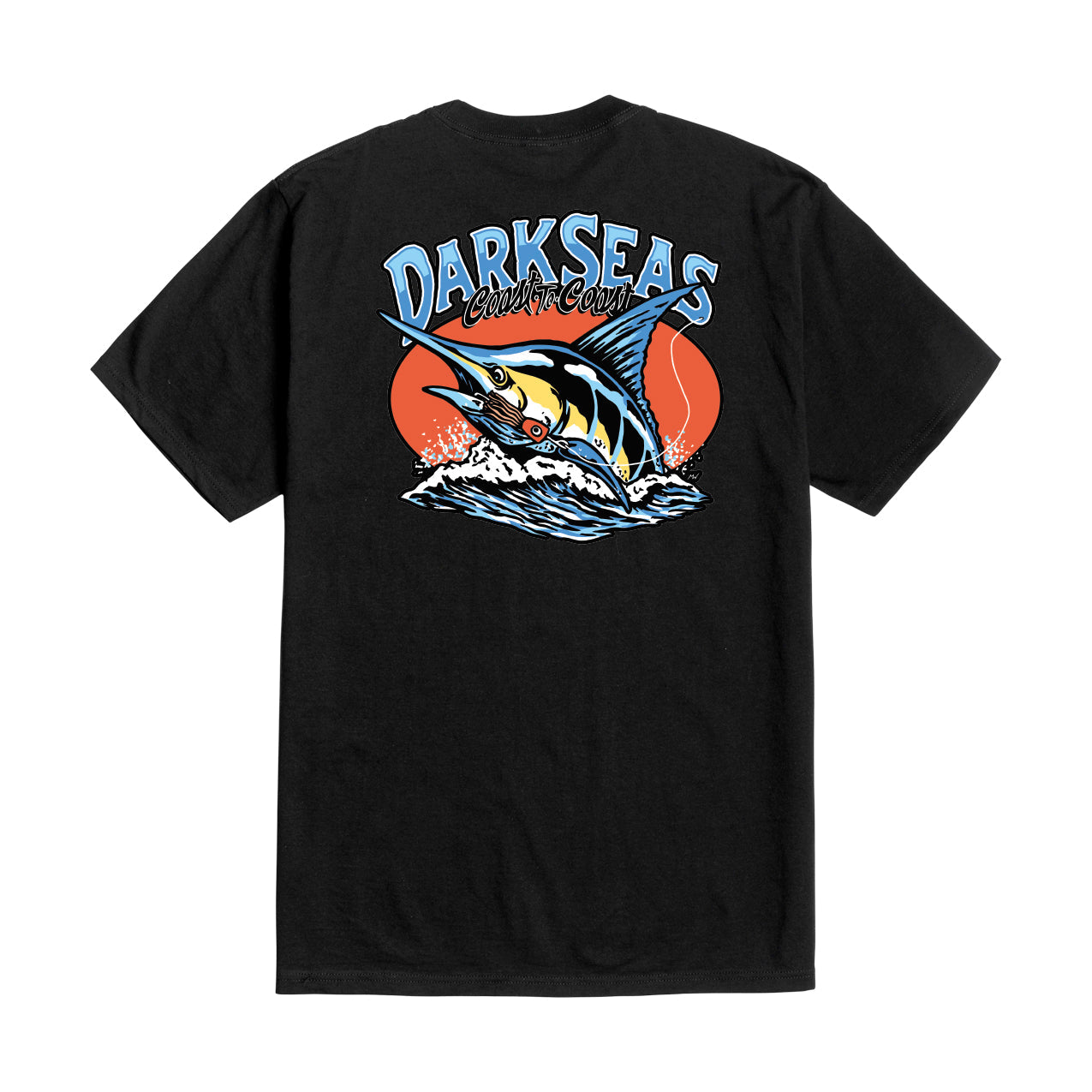 DARK SEAS HOOKED UP TEE BLACK