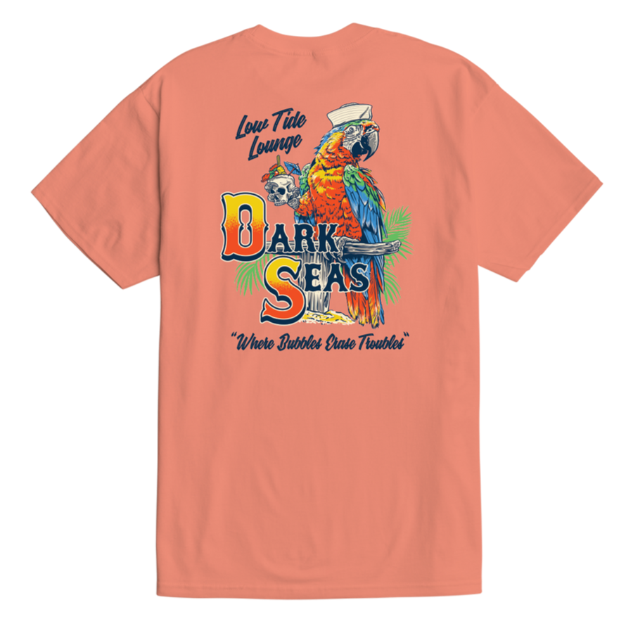 DARK SEAS KEY WEST TEE CORAL