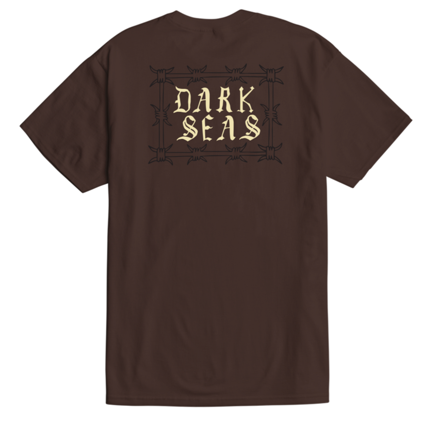 DARK SEAS KEEP OUT TEE JAVA BROWN