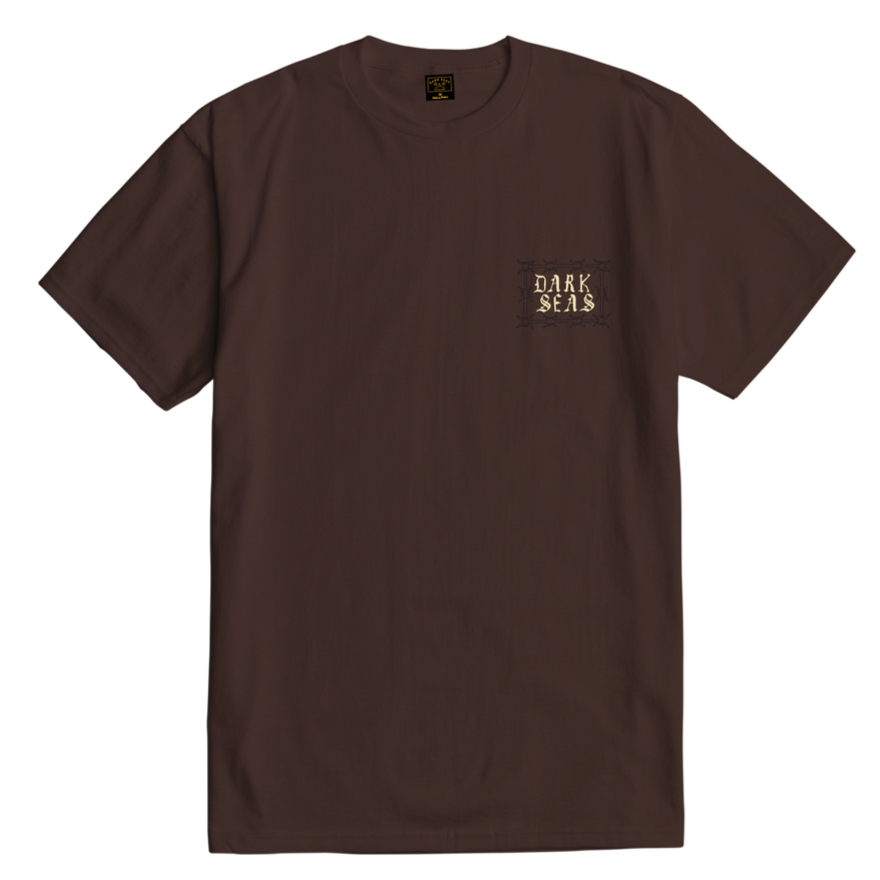 DARK SEAS KEEP OUT TEE JAVA BROWN