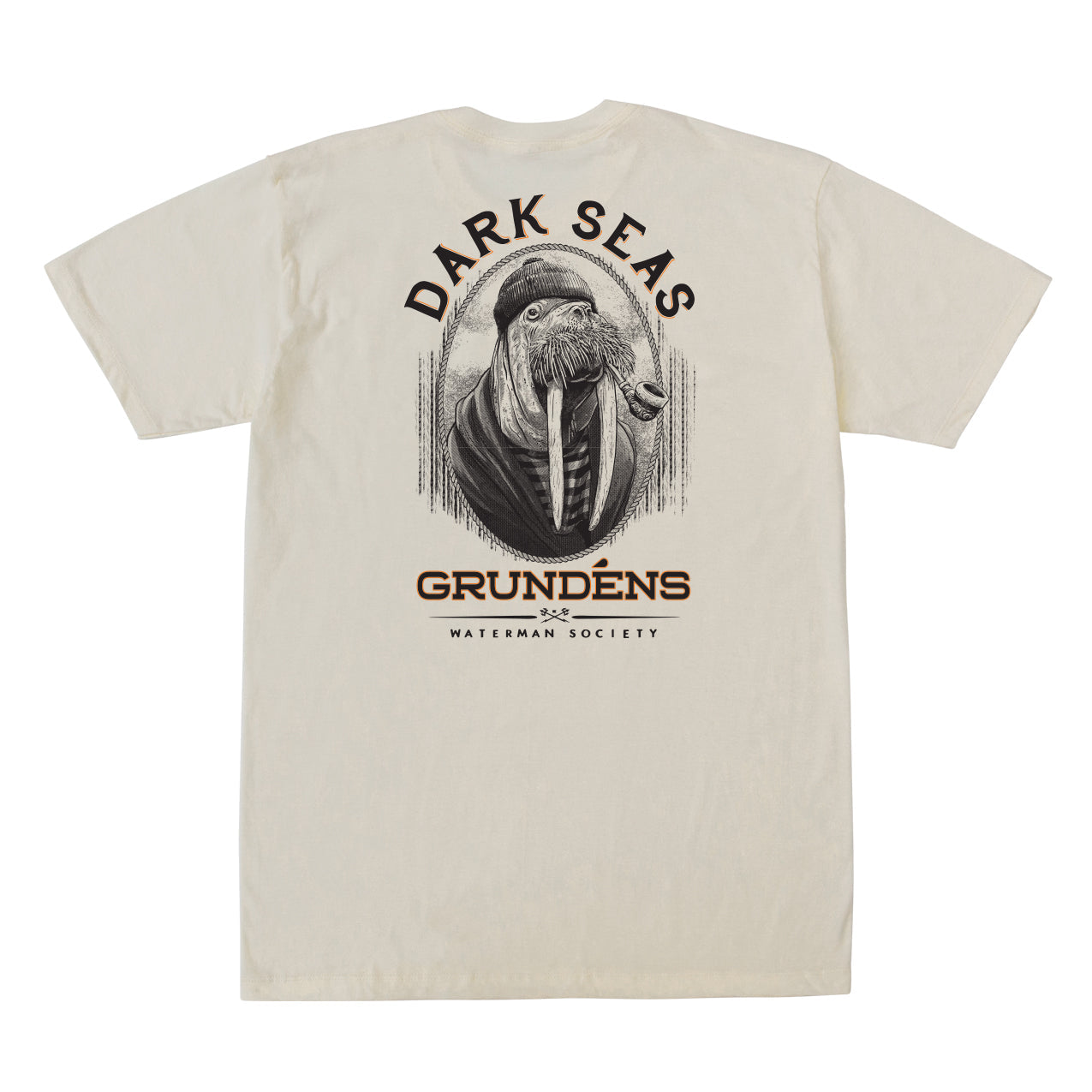 DARK SEAS X GRUNDENS SEAWORTHY TEE CREAM 