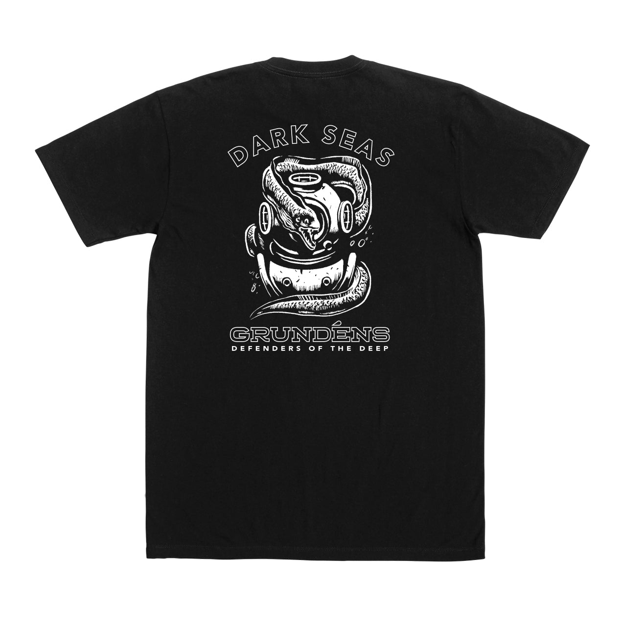 DARK SEAS X GRUNDENS LUMINATE TEE BLACK 