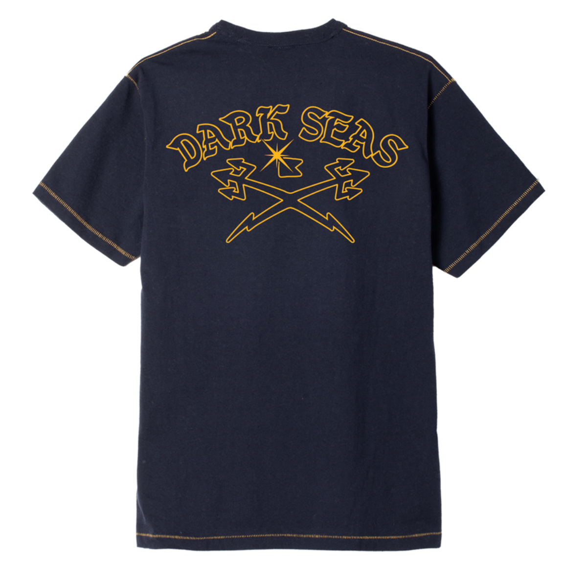 DARK SEAS FINELINE T-SHIRT HEATHER NAVY