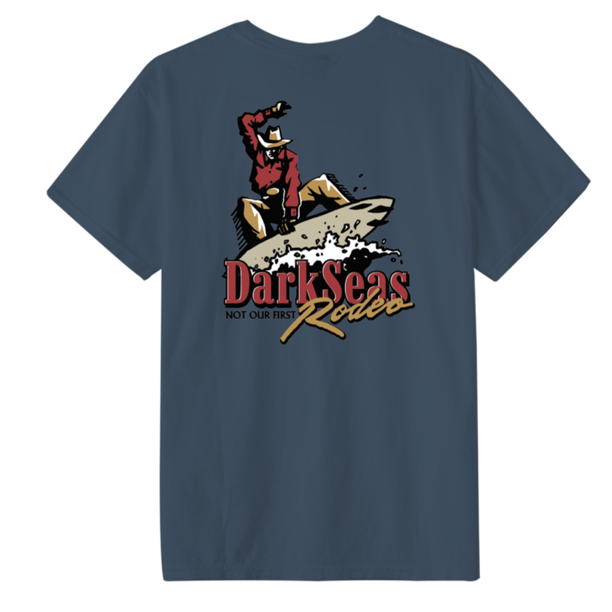 DARK SEAS RODEO PIGMENT TEE TURBULENCE