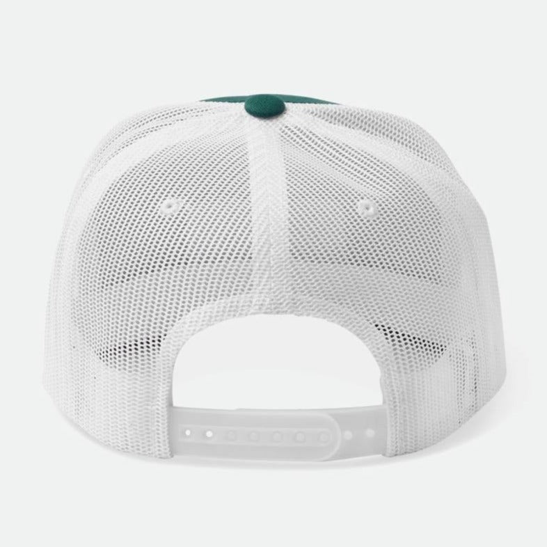 BRIXTON STEADFAST HP MESH CAP SPRUCE/WHITE - The Drive Skateshop