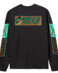 DARK SEAS STRAIGHT LINE LONGSLEEVE T-SHIRT BLACK
