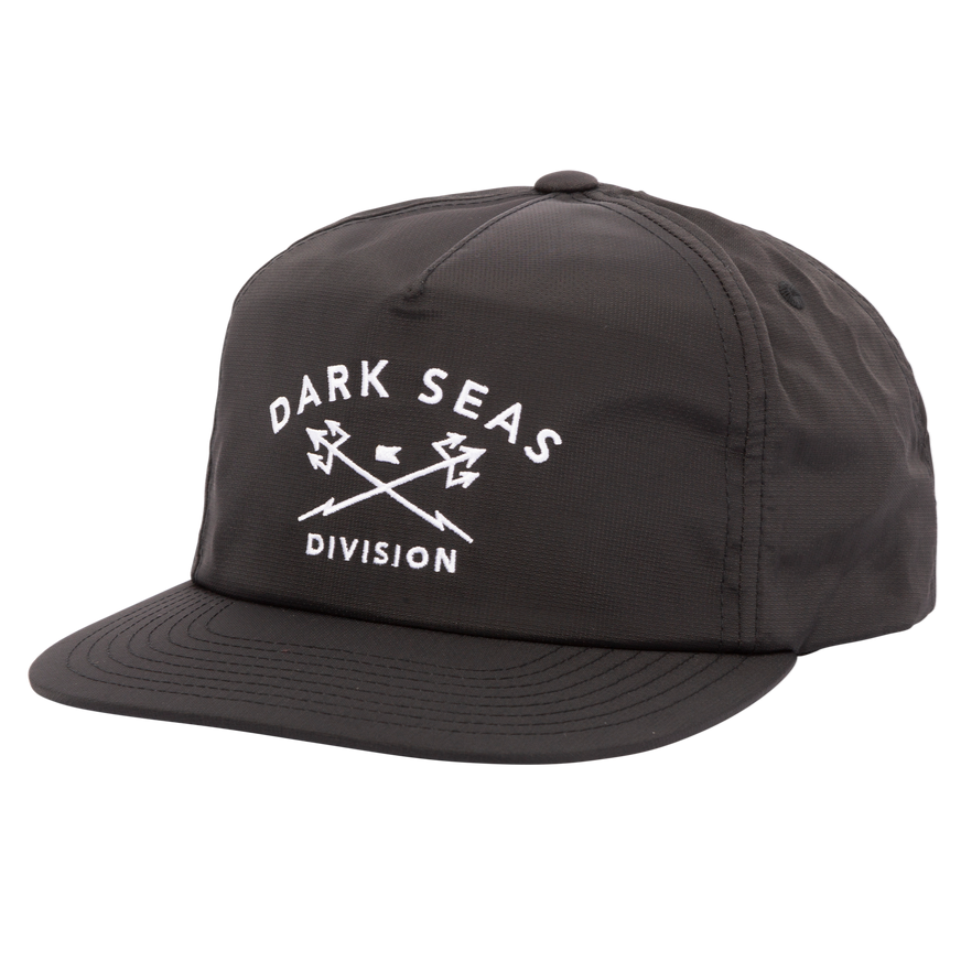 DARK SEAS TRIDENTS NYLON SNAPBACK BLACK - The Drive Skateboard Shop