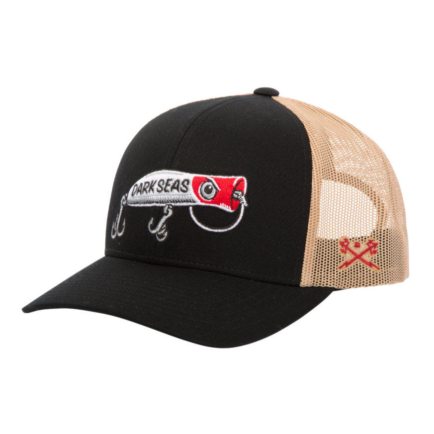 DARK SEAS REDHEAD TRUCKER HAT BROWN