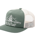DARK SEAS TALL SHIP TRUCKER HAT GREEN