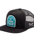 DARK SEAS METAL TRUCKER HAT BLACK