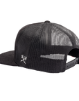 DARK SEAS METAL TRUCKER HAT BLACK