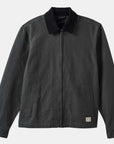 BRIXTON MECHANIC GARAGE ZIP JACKET WASHED BLACK