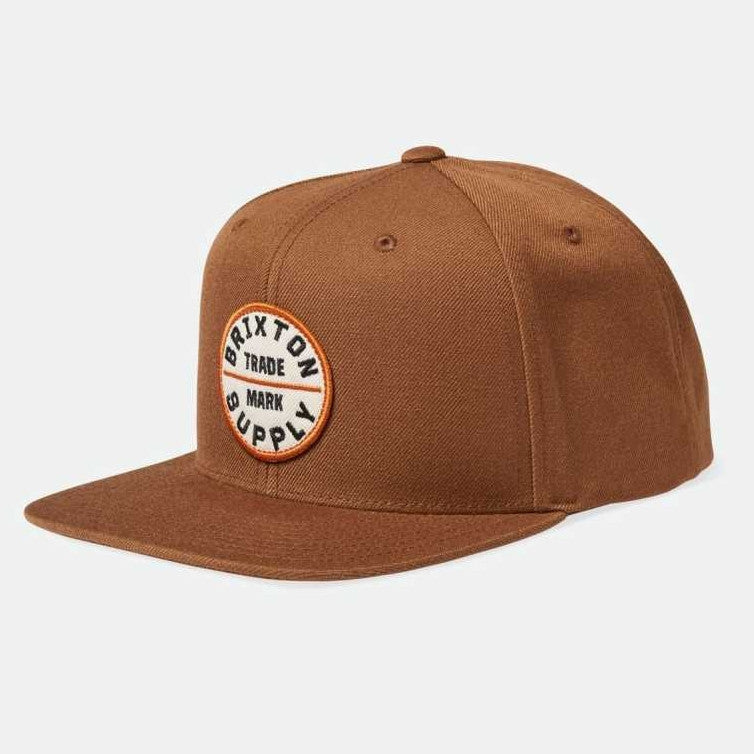 BRIXTON OATH 3 SNAPBACK PINECONE BROWN