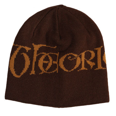 THEORIES SECRETUM JAQUARD KNIT BEANIE BURNT ORANGE - The Drive Skateshop