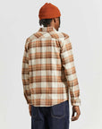 BRIXTON BOWERY FLANNEL WHITECAP/PINECONE 