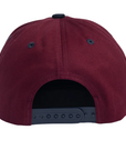 AUTUMN TWILL 6 PANEL SNAPBACK BURGUNDY