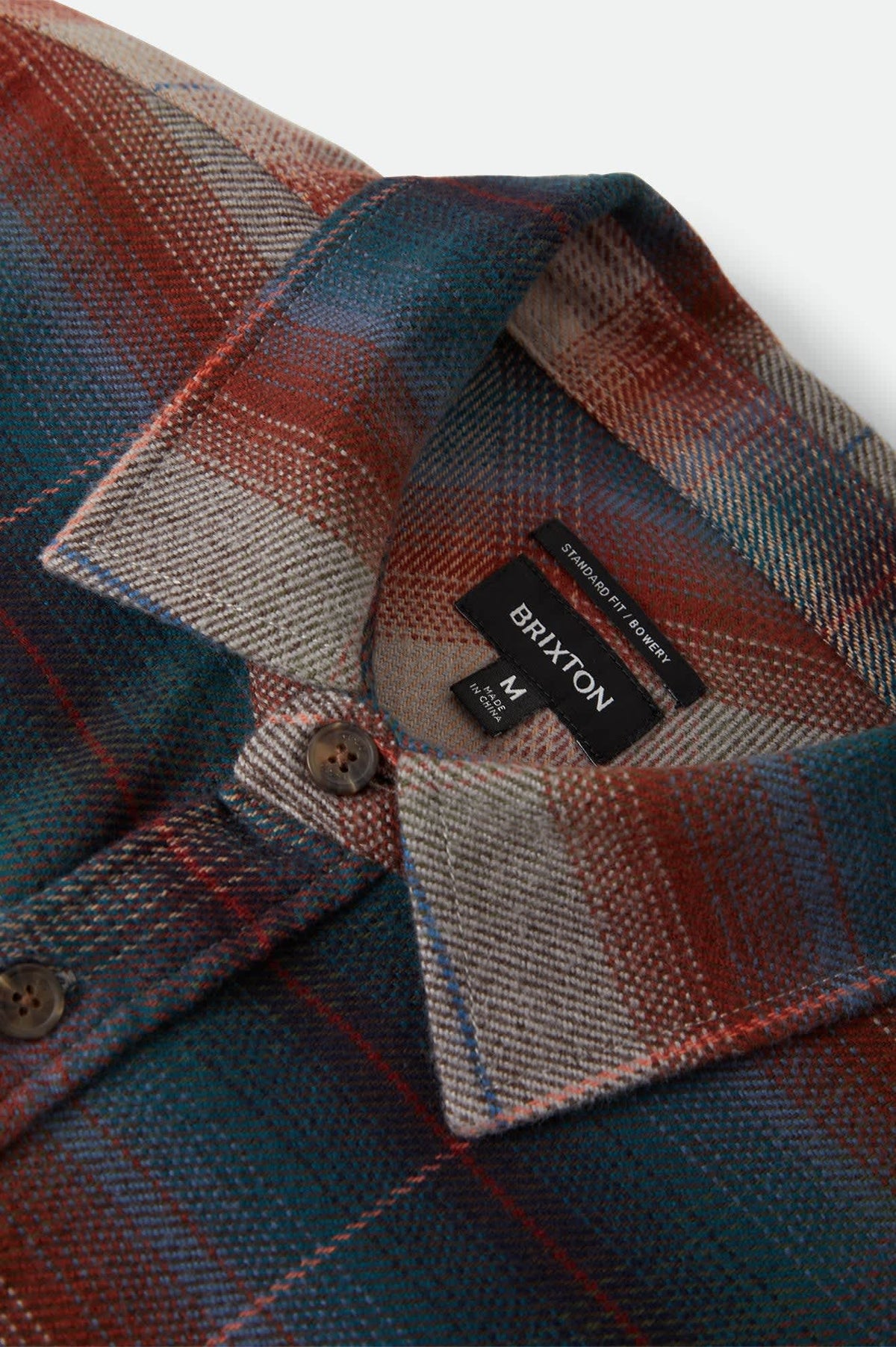 BRIXTON BOWERY FLANNEL MULTI SHADOW