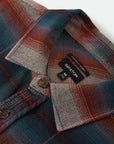 BRIXTON BOWERY FLANNEL MULTI SHADOW