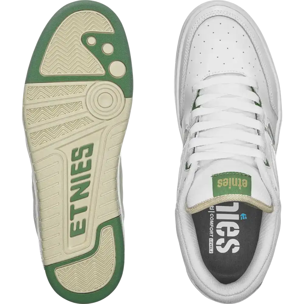 ETNIES LOOT WHITE/GREEN - The Drive Skateboard Shop