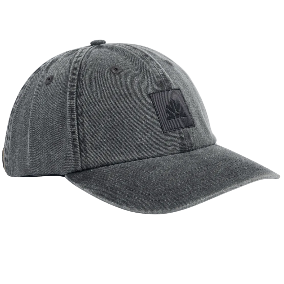 AUTUMN WASHED 6 PANEL STRAPBACK HAT BLACK