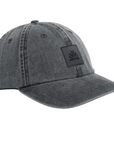 AUTUMN WASHED 6 PANEL STRAPBACK HAT BLACK