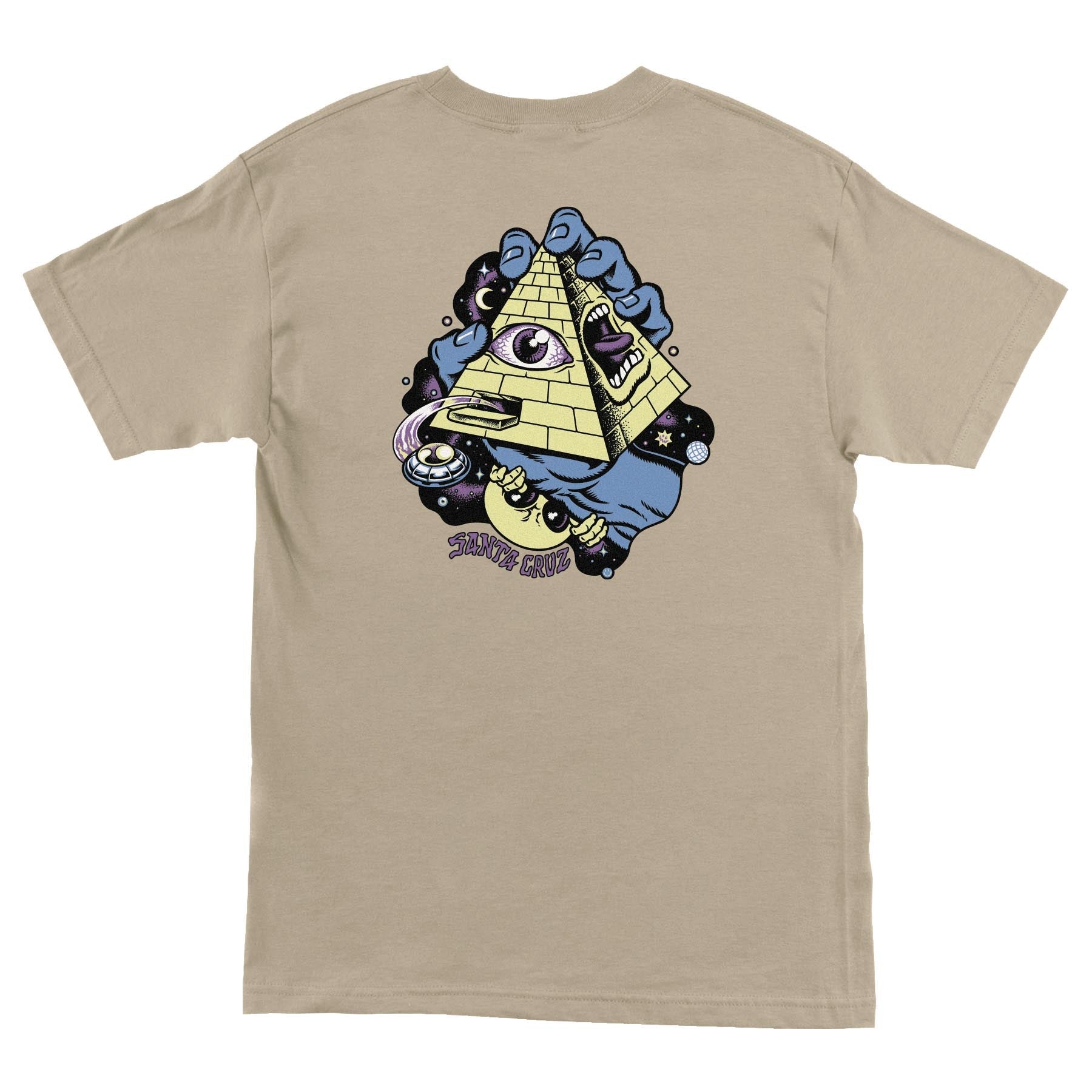SANTA CRUZ T-SHIRT KNIBBS INVASION SAND