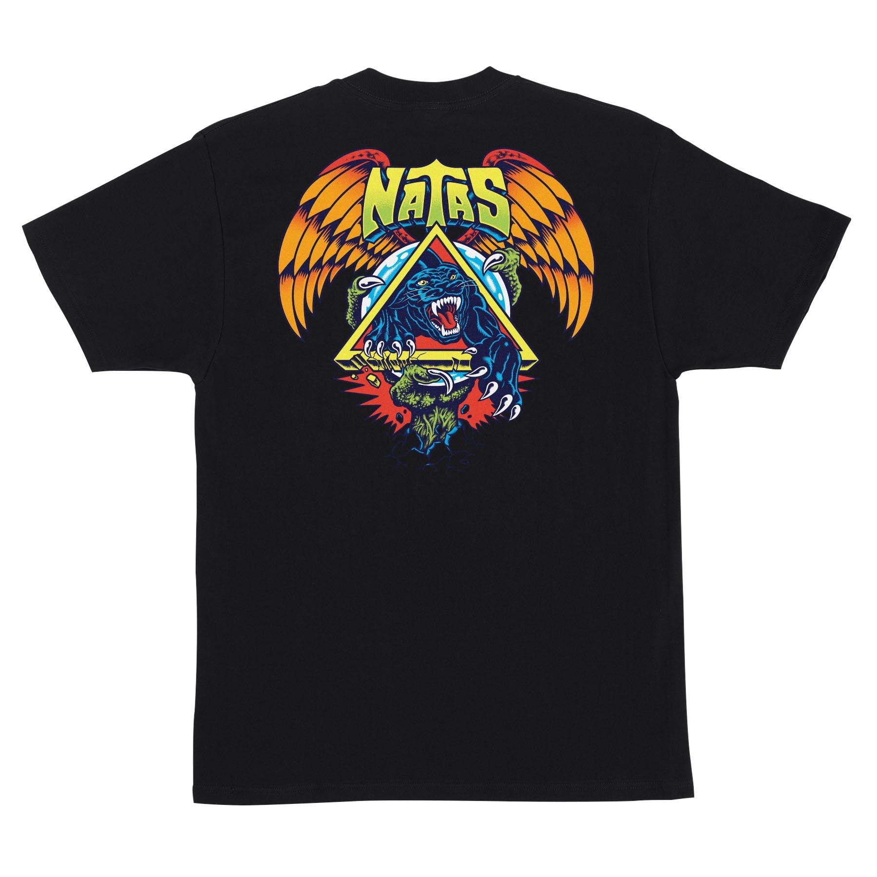 SANTA CRUZ T-SHIRT NATAS SC PANTHER BLACK