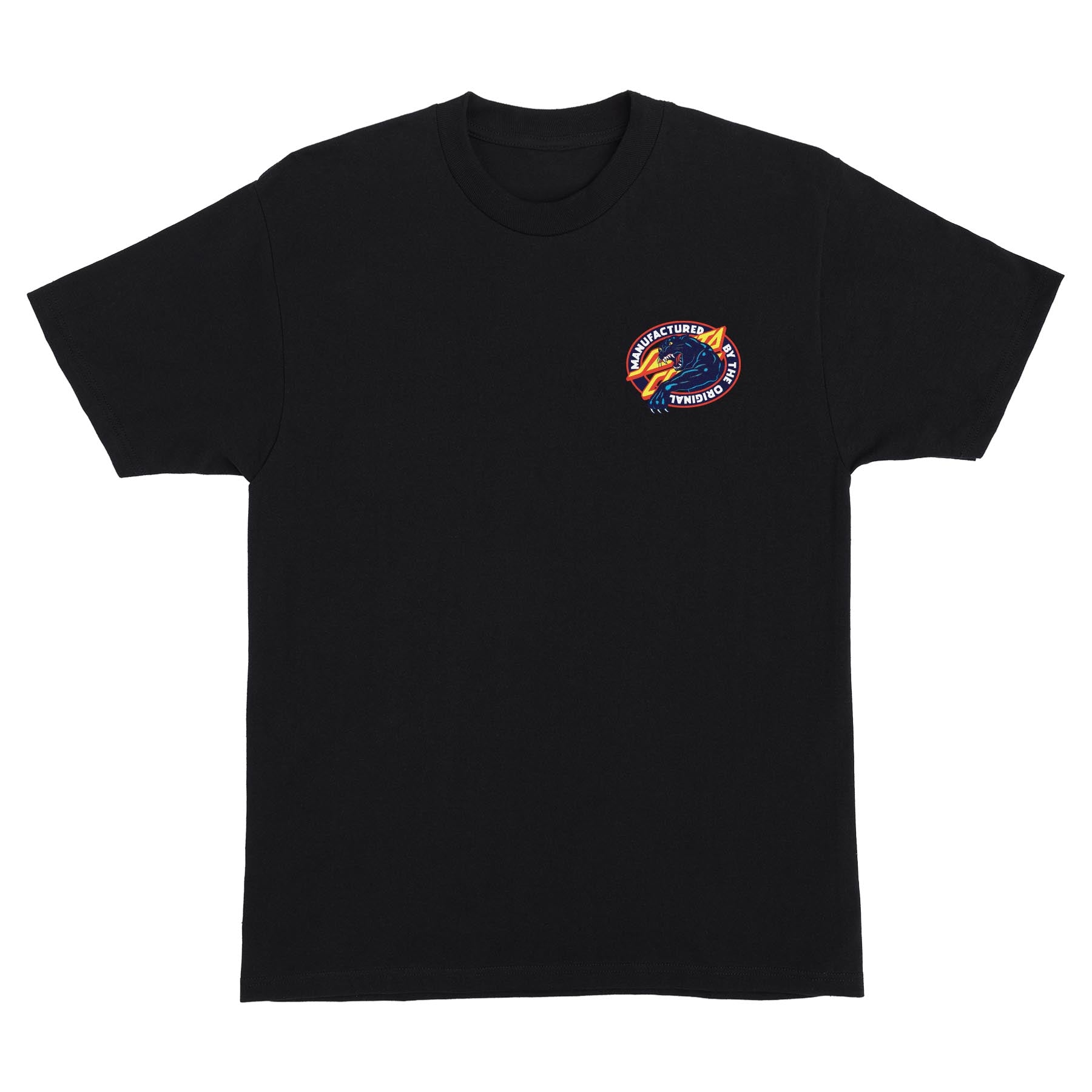 SANTA CRUZ T-SHIRT NATAS SC PANTHER BLACK