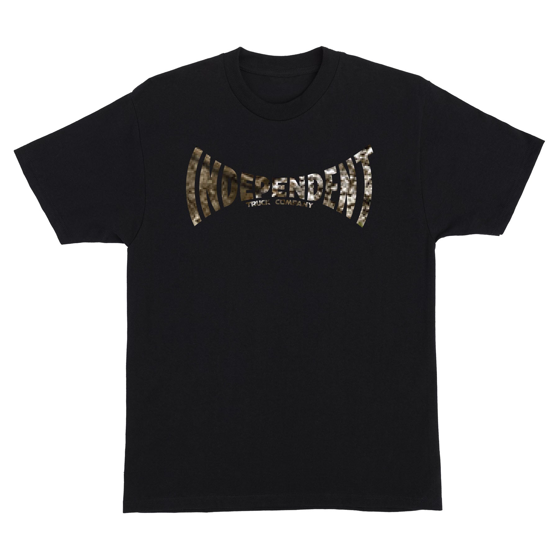 INDEPENDENT T-SHIRT SPAN HEAVYWEIGHT BLACK/REAL TREE