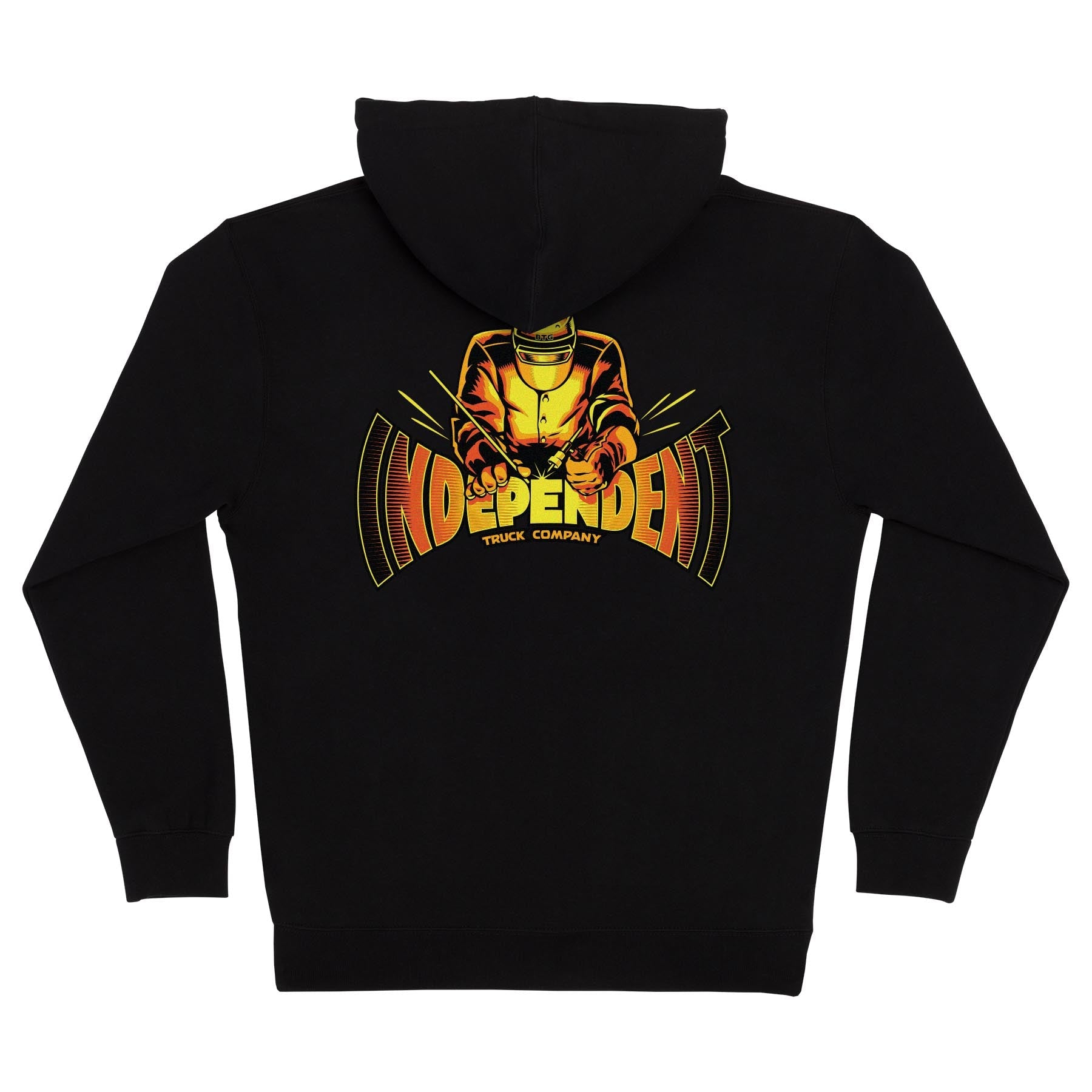 INDEPENDENT ZIP HOOD MANUFACTURED SPAN BLACK - The Drive Skateboard Shop