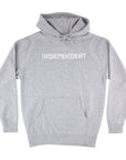 INDEPENDENT HOOD DRESSEN BAR EMBROIDERED HEATHER GREY