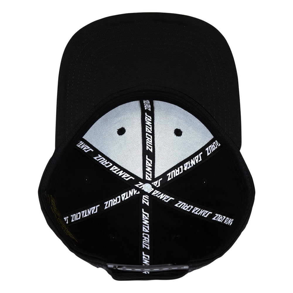 SANTA CRUZ SNAPBACK SCREAMING HAND BLACK