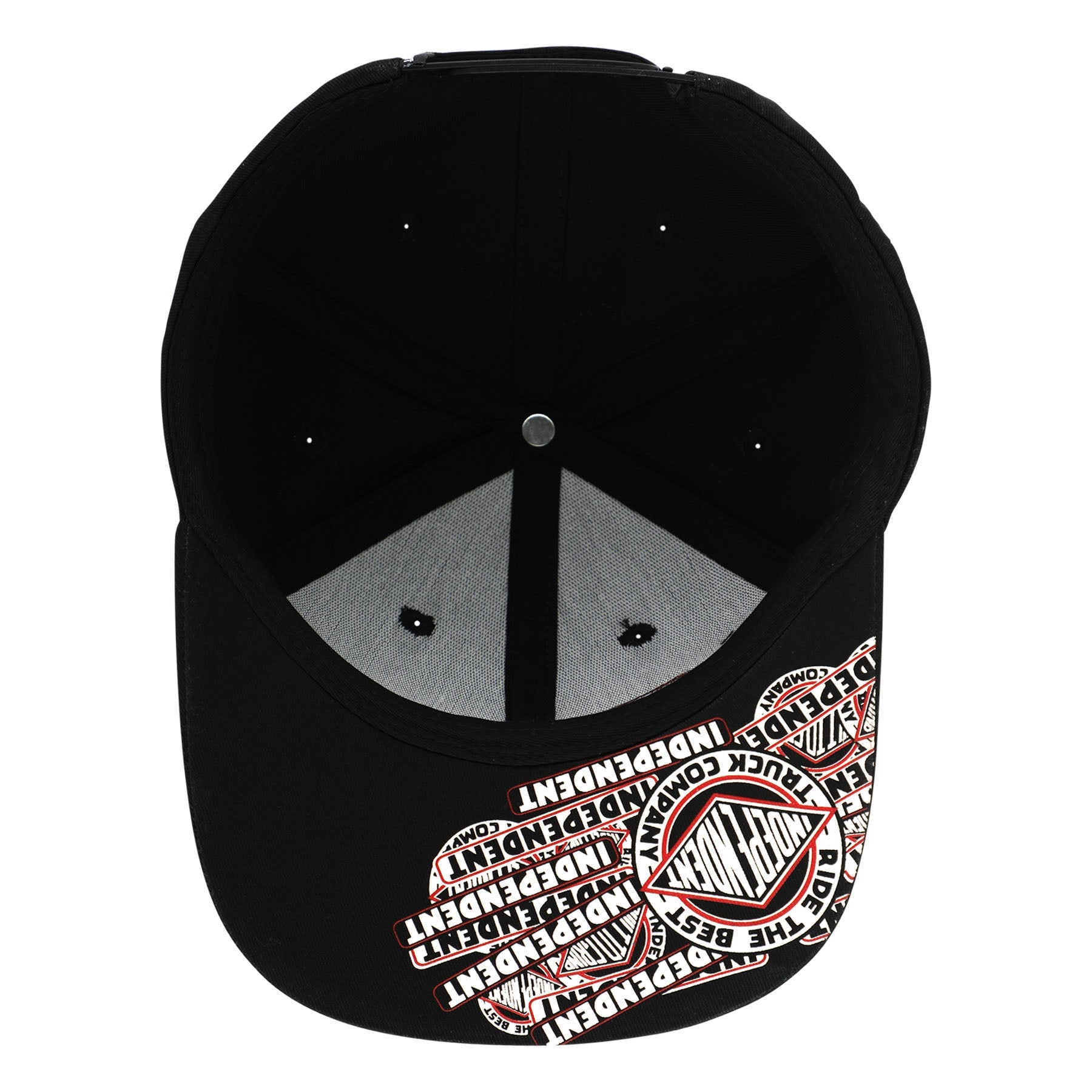 INDEPENDENT STICKER SLAP SNAPBACK BLACK
