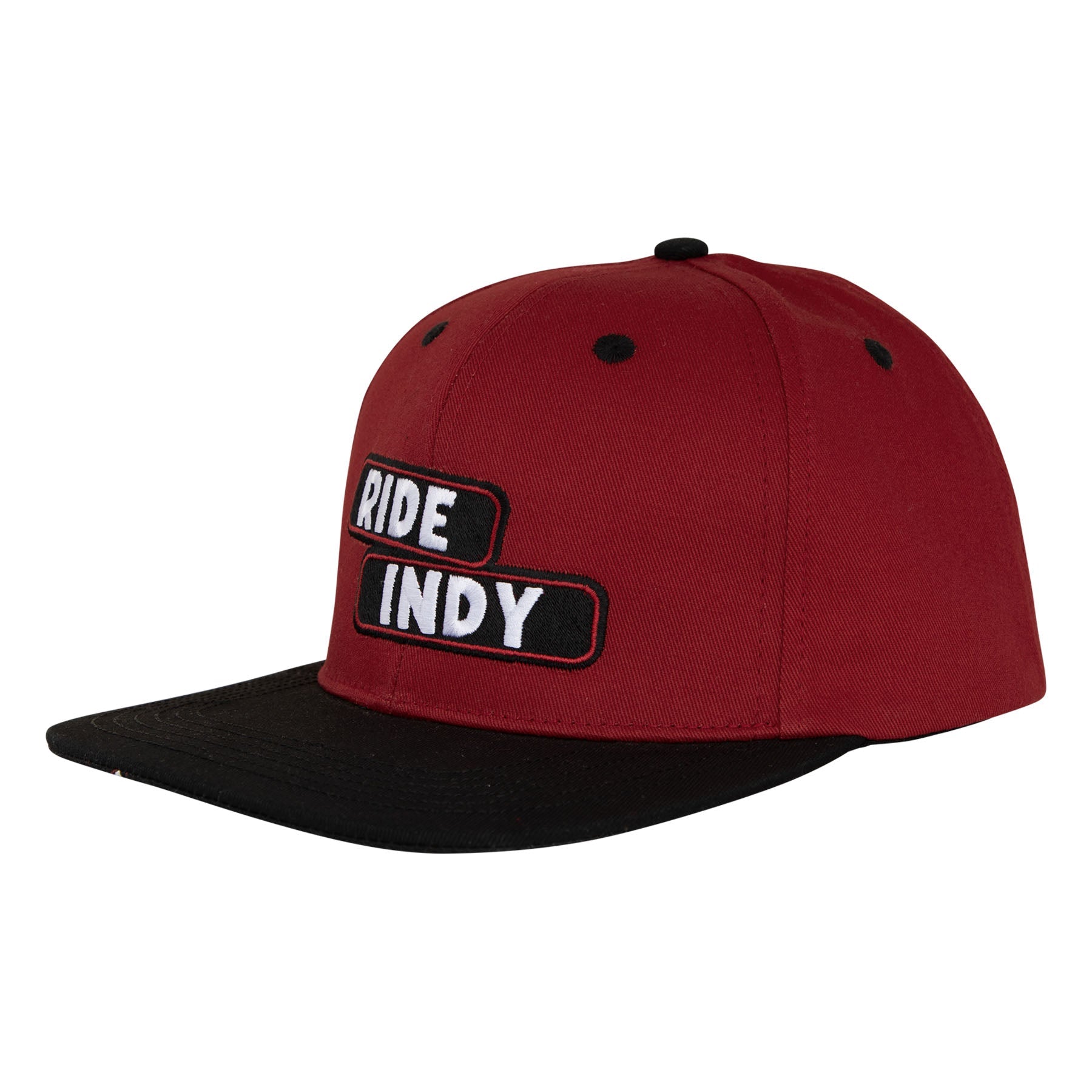 INDEPENDENT STICKER SLAP SNAPBACK MAROON