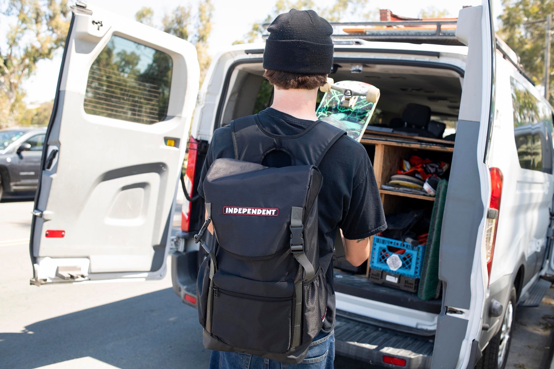 INDEPENDENT SERVICE BACKPACK BTG BLACK - The Drive Skateboard Shop