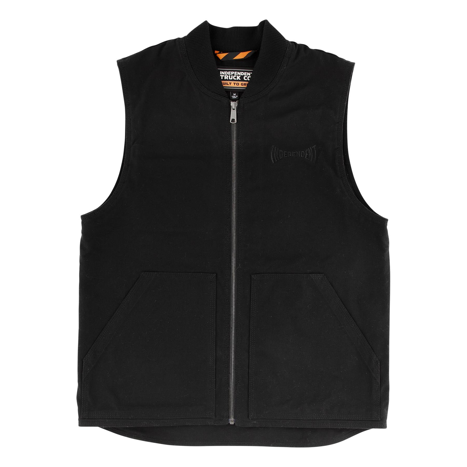 INDEPENDENT WORK VEST BUILT TO GRIND BLACK - The Drive Skateboard Shop
